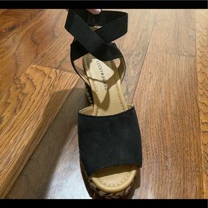Lucky Brand woven wedges